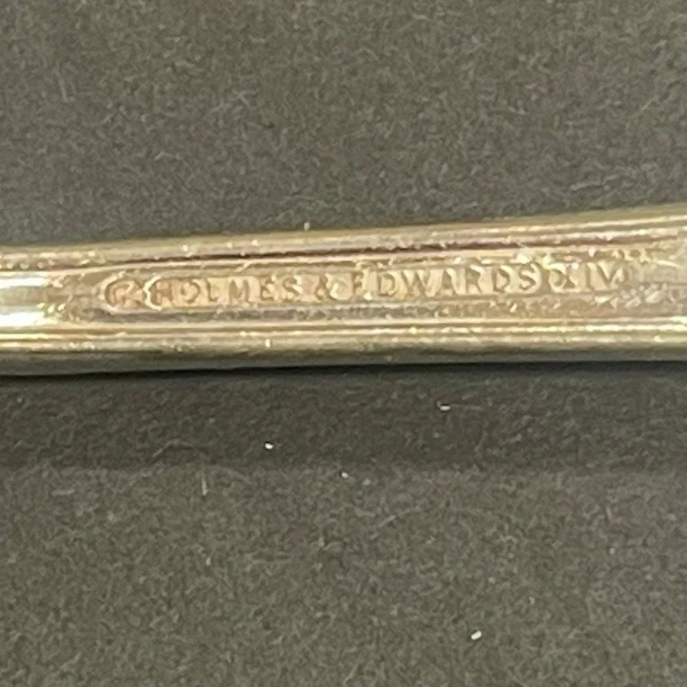 Holmes & Edwards‎ XIV Silverplate Small Serving Spoon Vintage ES6